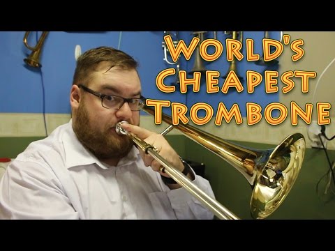 The World's Cheapest Trombone - A Soul Destroying Mess.
