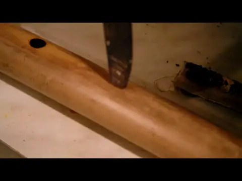 Building a DIY Bansuri Bamboo Flute from scratch in just 3 minutes!