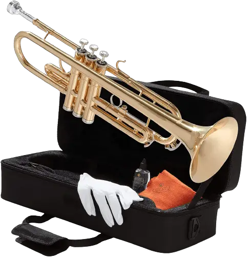 A used trumpet and some accessories