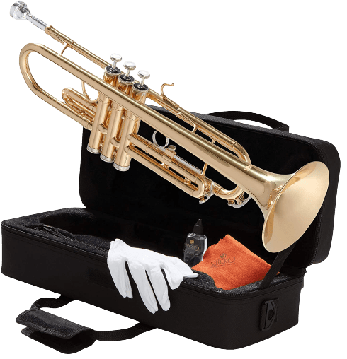 A used trumpet and some accessories