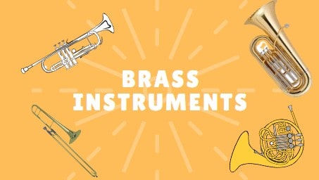 Brass Instruments of a band