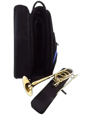 A Fusion PB-15-B Premium Case along with a Tenor Trombone