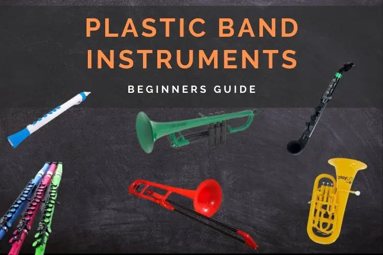Plastic Band Instruments Banner
