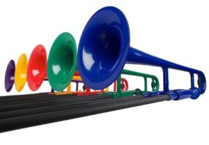 Plastic Trombone in different colors