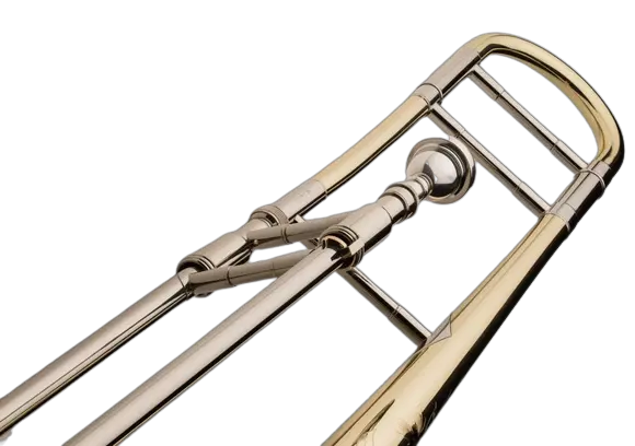 TBQ33 Shires Trombone side view