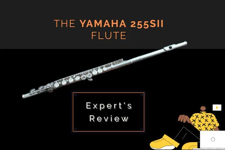 A Yamaha 255SII flute and a comic dressed in yellow