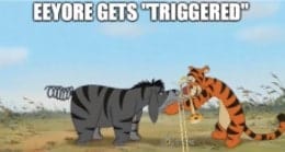The fictional character Tigger with a F-trigger trombone
