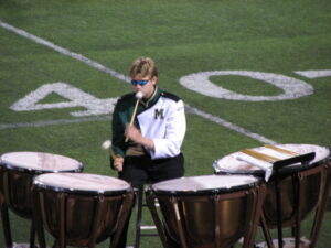 Timpani Performer of a Marching Band