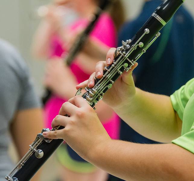 Child Playing the Clarinet